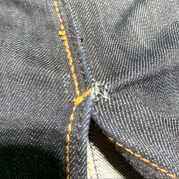 Esprit Dark Blue Washed Denim 94107 Skirt Size 6 - Picture 15 of 15